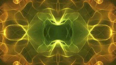 Siyah üzerine çok renkli şekillerle soyut hareket arkaplanı