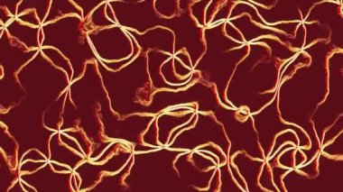 Çok renkli dalga çizgileri ile soyut hareket arkaplanı