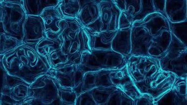 Soyut hareket arkaplan bulanık şekiller mavi renkte ve değişen formla