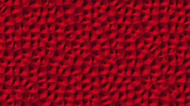 Soyut deformasyon şeklini kırmızı renkte döndürür