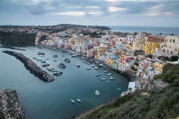 stock image beautiful italian island procida famous for its colorful marina, tiny narrow streets and many beaches