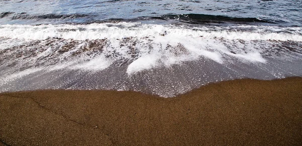 Piękna Piaszczysta Plaża Morze — Zdjęcie stockowe