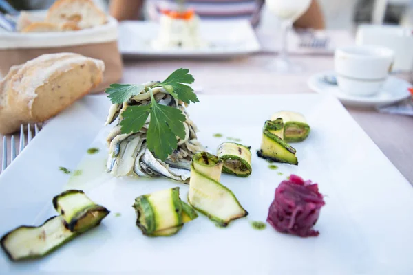 Stilvolle Vorspeise Mit Gemüse — Stockfoto