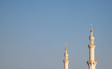 Abu Dabi Birleşik Arap Emirlikleri 'ndeki Şeyh Zayed Büyük Camii' nin detayları.