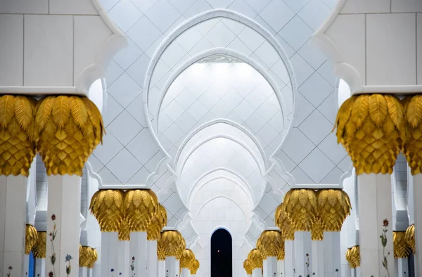 Detail Van Sheikh Zayed Grand Moskee Abu Dhabi Verenigde Arabische — Stockfoto