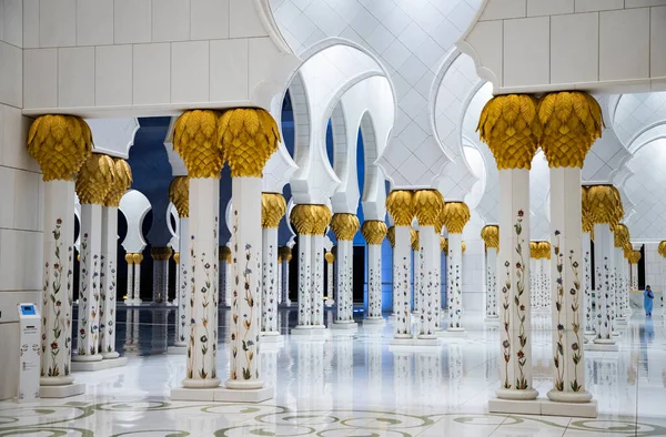 Detail Van Sheikh Zayed Grand Moskee Abu Dhabi Verenigde Arabische — Stockfoto
