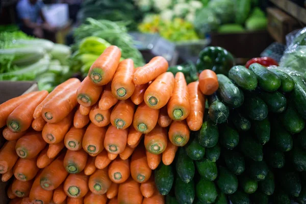 Čerstvé Ovoce Zelenina Tropickém Trhu — Stock fotografie