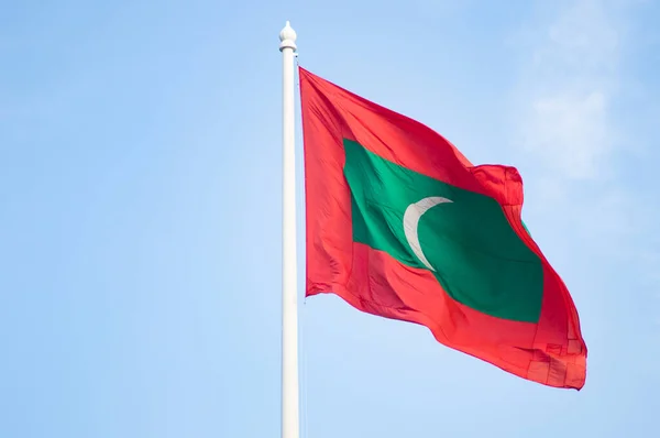 Flagge Der Malediven Male — Stockfoto