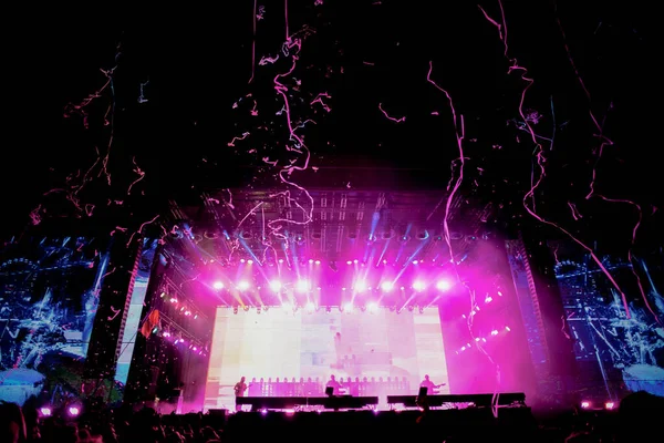 Stage Lights Live Concert Summer Music Festival — Photo