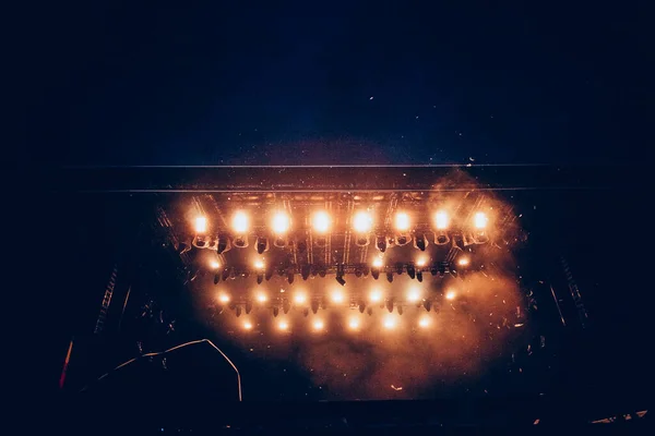 Stage Lights Live Concert Summer Music Festival — Zdjęcie stockowe