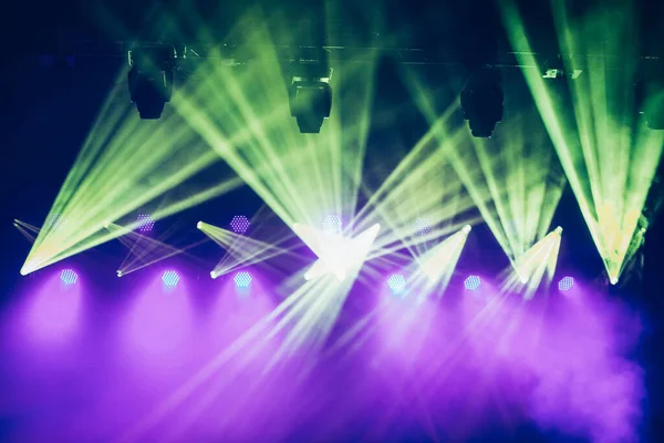 Stage Lights Vibrant Colors — Stock Photo, Image