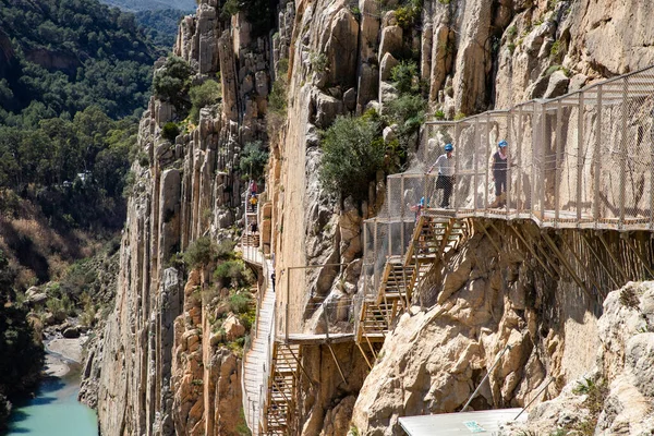 Caminito Del Rey Trail Andalúziában — Stock Fotó