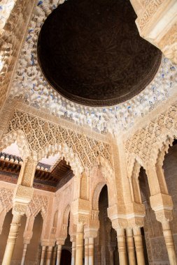 Antik Arap kalesi Alhambra Granada İspanya