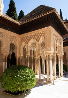 Antik Arap kalesi Alhambra Granada İspanya