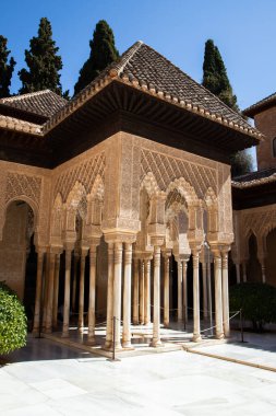 Antik Arap kalesi Alhambra Granada İspanya