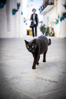 Mijas 'ın pitoresk köyü. Costa del Sol, Endülüs, İspanya