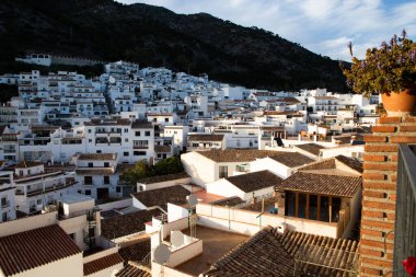 Mijas 'ın pitoresk köyü. Costa del Sol, Endülüs, İspanya