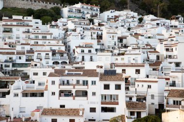 Mijas 'ın pitoresk köyü. Costa del Sol, Endülüs, İspanya
