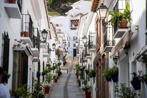 picturesque village of  Mijas. Costa del Sol, Andalusia, Spain