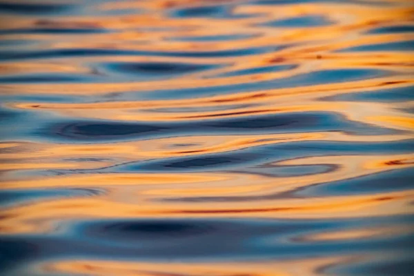 Abstrakt Bakgrund Vågor Vid Solnedgången — Stockfoto
