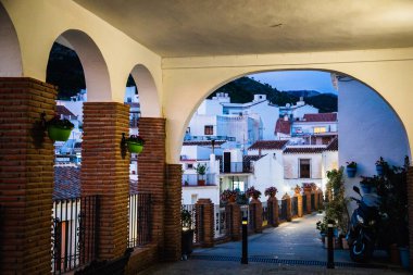 Mijas 'ın pitoresk köyü. Costa del Sol, Endülüs, İspanya