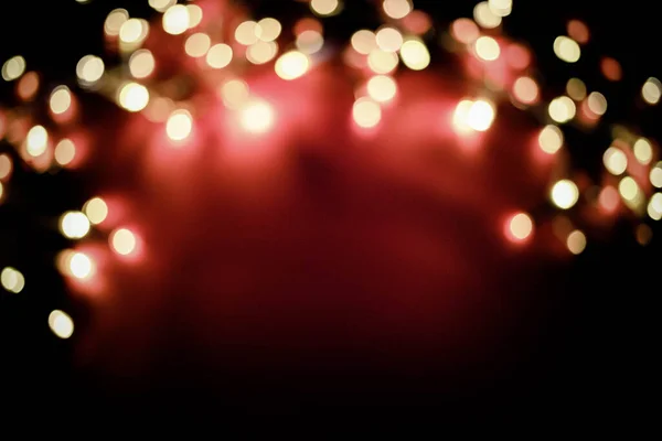 Renkli Noel Işıkları Tatil Arkaplanı — Stok fotoğraf