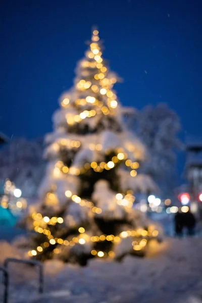 Tempo Natal Pequena Aldeia Alemã — Fotografia de Stock