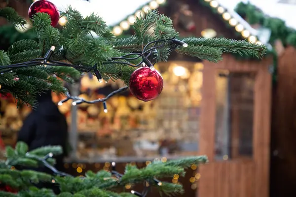 ドイツの小さな村のクリスマスタイム — ストック写真