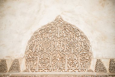Antik Arap kalesi Alhambra Granada İspanya