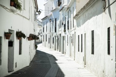 Mijas 'ın pitoresk köyü. Costa del Sol, Endülüs, İspanya