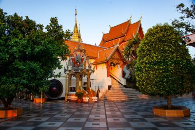 Chiang Mai, Tayland 'da Wat Phra That Doi Suthep Budist Tapınağı
