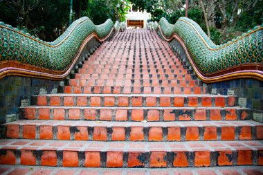 Chiang Mai, Tayland 'da Wat Phra That Doi Suthep Budist Tapınağı