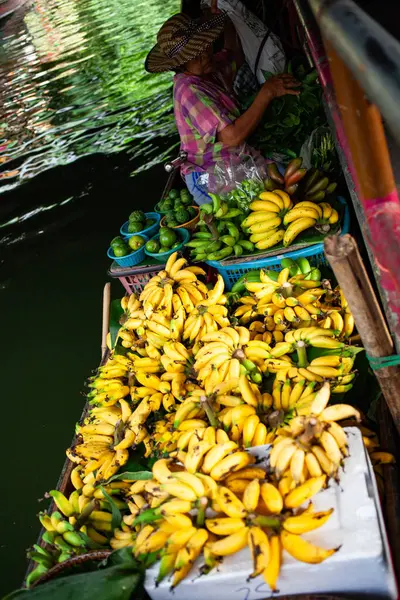 Frische Produkte Auf Schwimmendem Markt Thainland — Stockfoto