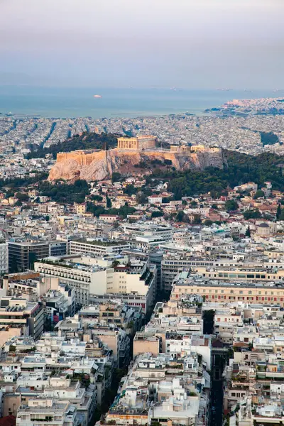 Ακρόπολη Στην Αθήνα Αττική Ελλάδα — Φωτογραφία Αρχείου