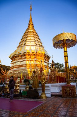 Chiang Mai, Tayland 'da Wat Phra That Doi Suthep Budist Tapınağı