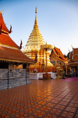 Chiang Mai, Tayland 'da Wat Phra That Doi Suthep Budist Tapınağı