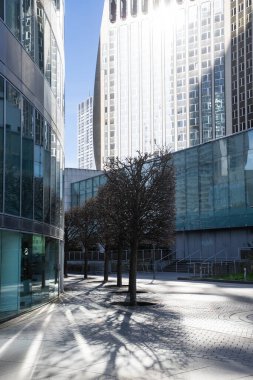 La Defense, Paris, Fransa 'daki iş bölgesi.
