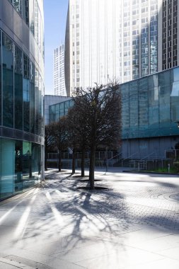 La Defense, Paris, Fransa 'daki iş bölgesi.
