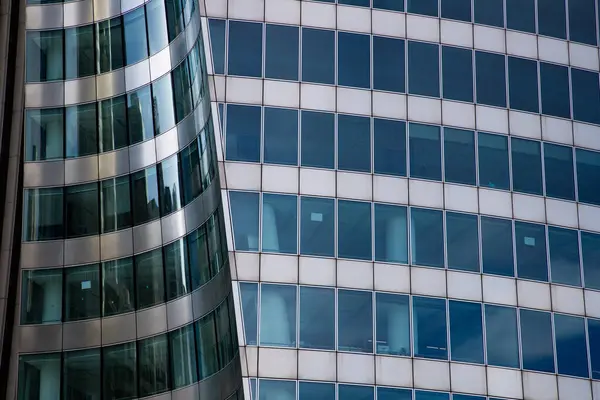 Abstract Photo Modern Office Buildings Made Glass Windows — Stock Photo, Image