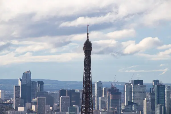 París Francia Marzo 2024 Torre Eiffel Distrito Financiero Defense Desde —  Fotos de Stock