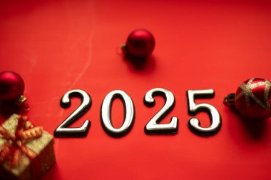 2025 metni Mutlu yıllar arkaplanı 