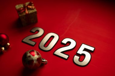 2025 metni Mutlu yıllar arkaplanı 