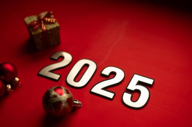 2025 metni Mutlu yıllar arkaplanı 