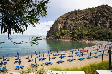 Güzel Negombo plajı. Ischia, İtalya