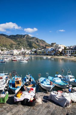Forio ile manzara, Ischia Adası, İtalya