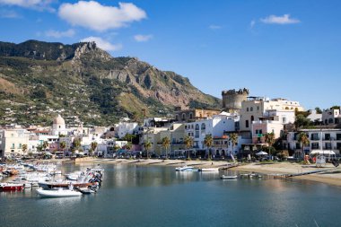 Forio ile manzara, Ischia Adası, İtalya