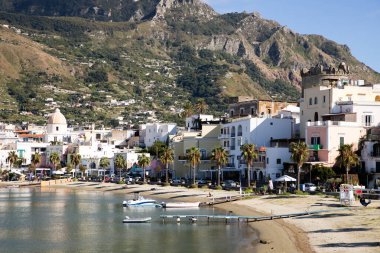 Forio ile manzara, Ischia Adası, İtalya