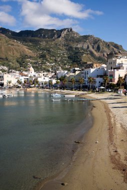 Forio ile manzara, Ischia Adası, İtalya
