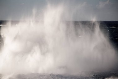 Porto Moniz, Madeira 'da büyük dalgalar