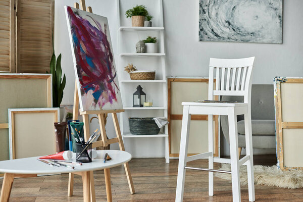 Уютная студия с канделябрами, пайетками и атмосферой, которая искрит креативностью.